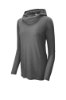 Picture of Sport-Tek Ladies PosiCharge Tri-Blend Wicking Long Sleeve Hoodie Shirt
