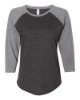 Picture of LAT Women's Baseball Fine Jersey 3/4 Sleeve Tee