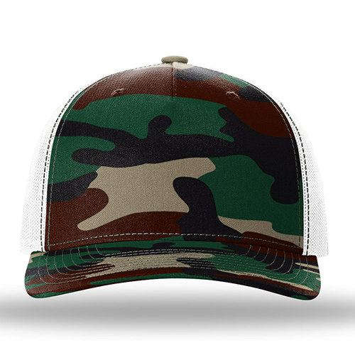 Picture of Richardson Five-Panel Printed Trucker Cap