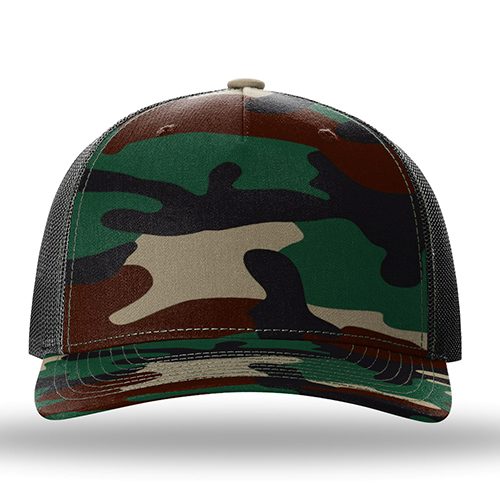 Picture of Richardson Five-Panel Printed Trucker Cap