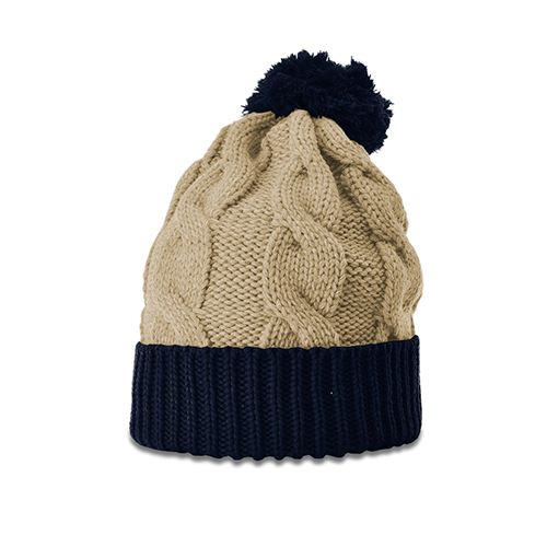 Picture of Richardson Chunk Twist Cuffed Pom Beanie