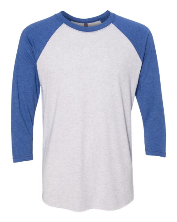 Next Level Triblend 3/4 Raglan T-Shirt | Zip's Outfitters