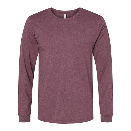 Picture of BELLA + CANVAS Heather CVC Long Sleeve Tee