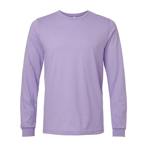 Picture of BELLA + CANVAS Heather CVC Long Sleeve Tee