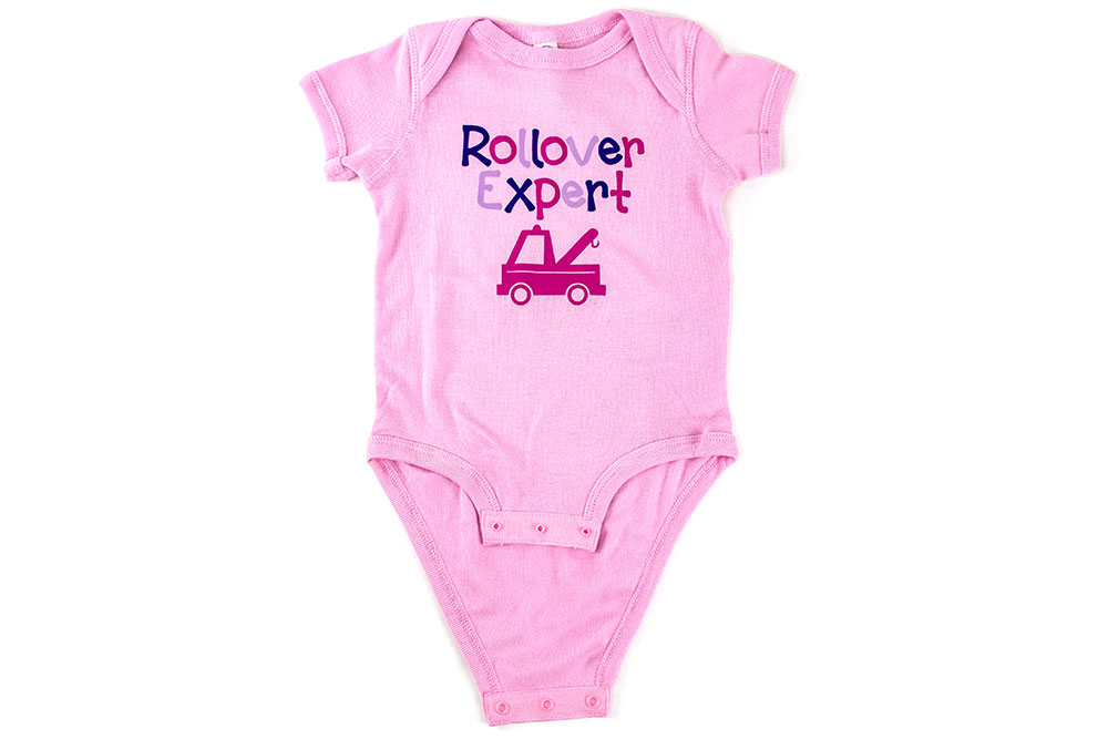 Picture of Zip's Rollover Expert Onesie