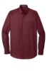 Picture of Port Authority Long Sleeve Carefree Poplin Shirt