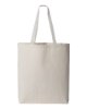 Picture of Q-Tees 11L Canvas Tote with Contrast-Color Handles