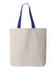 Picture of Q-Tees 11L Canvas Tote with Contrast-Color Handles