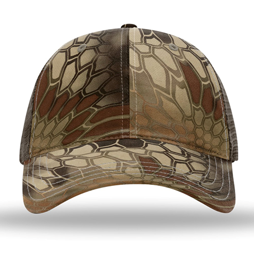 Picture of Richardson Garment Washed Printed Trucker Cap