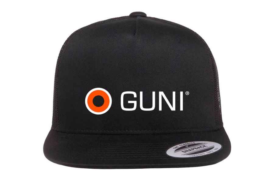 Picture of Guni Logo Black Flatbill Hat