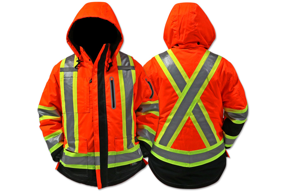 Picture of Tough Duck Safety Waterproof/Breathable 4-In-1 Ripstop Jacket