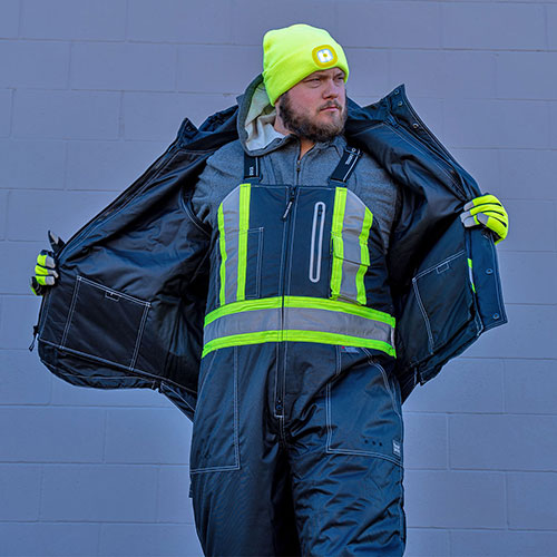 Picture of Tough Duck Safety Waterproof / Breathable Insulated Safety Overall