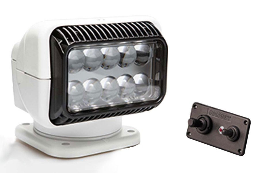 Golight Radioray GT Series Permanent Mount Black LED Hard Wired Dash Mount Remote