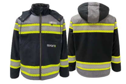 Picture of GSS Safety Quartz Sherpa Lined Heavy Weight Serra Black Jacket