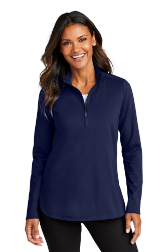 Picture of Port Authority Women's Double Knit 1/4-Zip