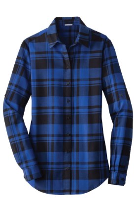 Picture of Port Authority Women's Plaid Flannel Tunic