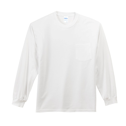 Picture of Port & Company Long Sleeve Essential Pocket Tee