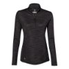 Picture of Adidas Women's Lightweight Mélange 1/4-Zip Pullover