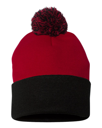 Picture of Sportsman 12" Pom-Pom Cuffed Beanie