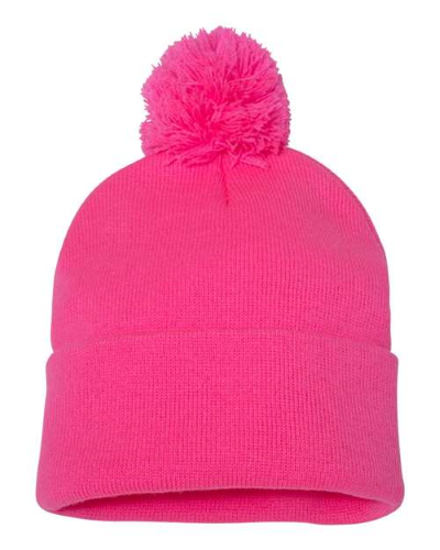 Picture of Sportsman 12" Pom-Pom Cuffed Beanie