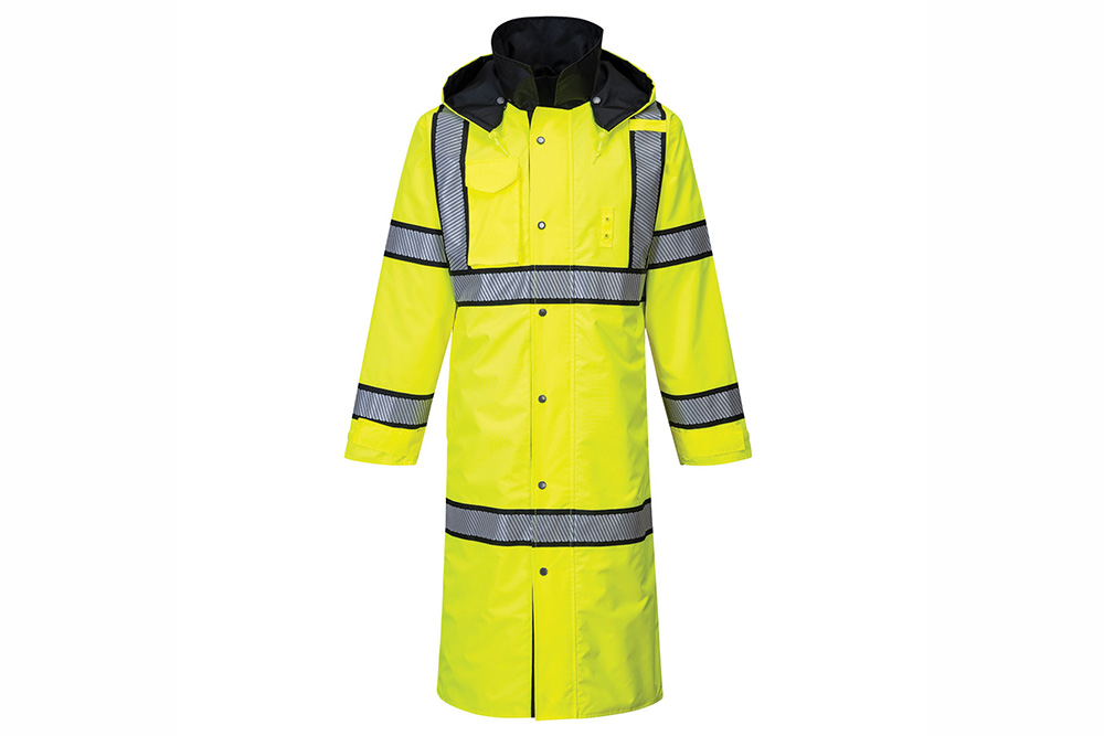 Picture of Portwest Hi-Vis Reversible 48" Rain Coat