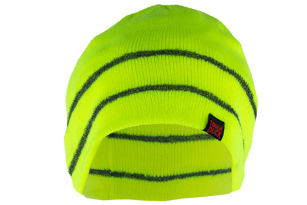 Picture of Tough Duck Hi-Vis Acrylic Knit Beanie w/ Reflective Striping