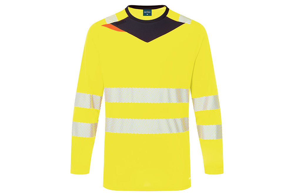 Picture of Portwest DX4 Hi-Vis Long Sleeve T-Shirt