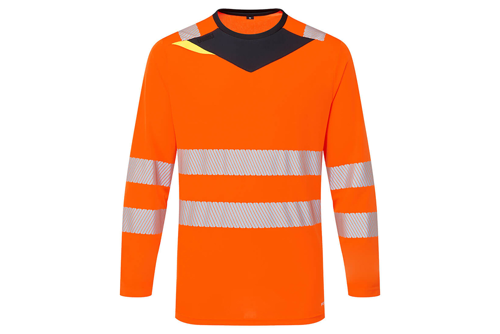 Picture of Portwest DX4 Hi-Vis Long Sleeve T-Shirt