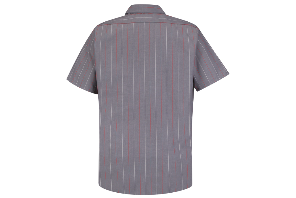 Picture of Red Kap Men's Short Sleeve Industrial Stripe Work Shirt