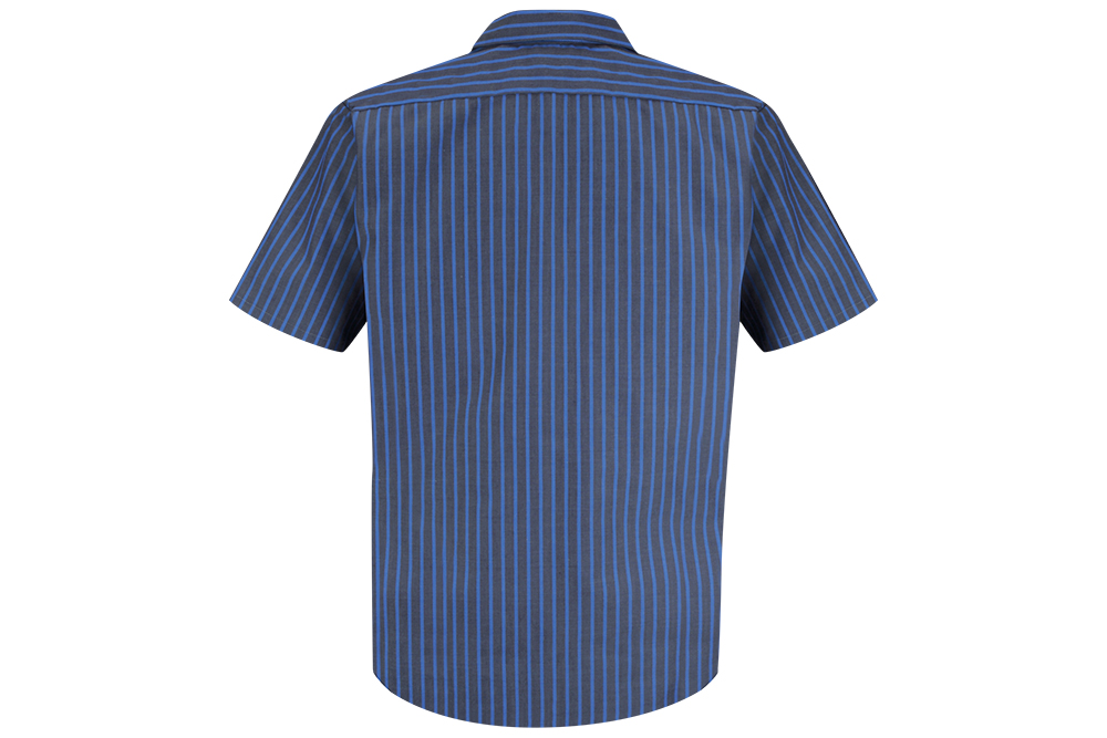 Picture of Red Kap Men's Short Sleeve Industrial Stripe Work Shirt