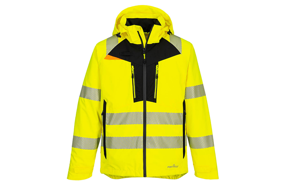 Picture of Portwest DX4 Hi-Vis Shell Rain Jacket