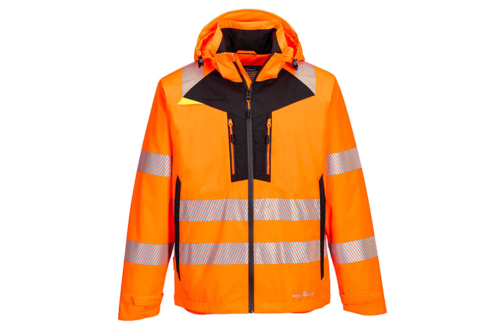 Picture of Portwest DX4 Hi-Vis Shell Rain Jacket