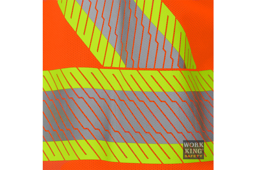 Picture of Tough Duck Safety Long Sleeve Safety T-Shirt w/ Segmented Reflective Stripes