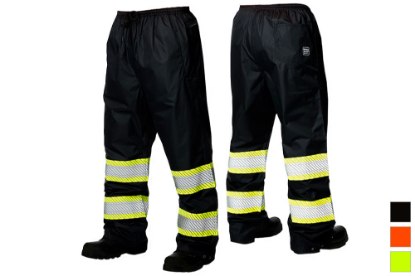 Picture of Tough Duck Safety Hi-Vis Packable Rain Pants