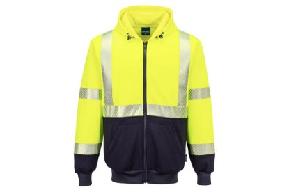 Picture of Portwest Segmented Tape Zip-Up Hoodie