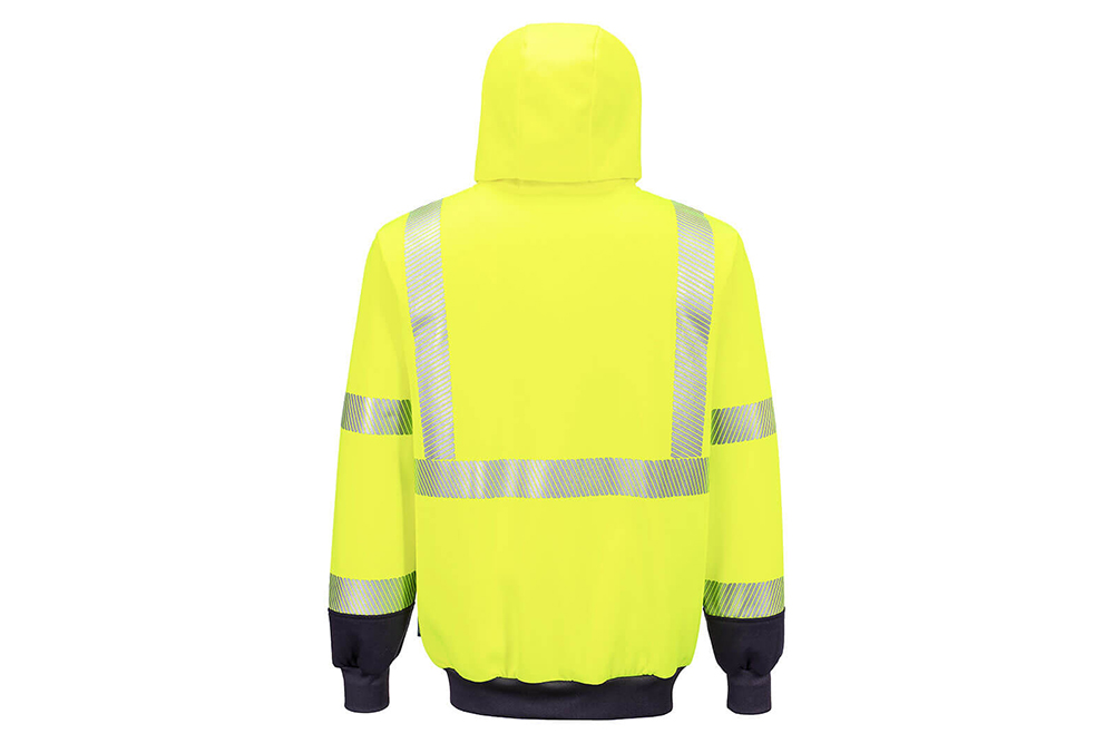 Picture of Portwest Segmented Tape Zip-Up Hoodie