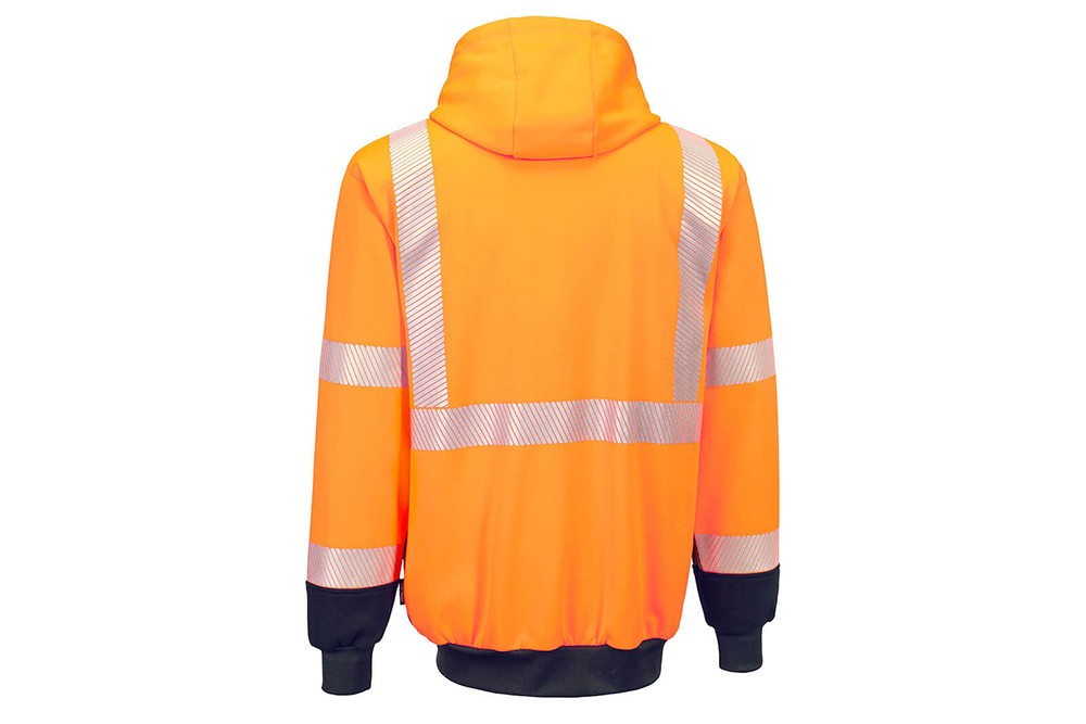Picture of Portwest Segmented Tape Zip-Up Hoodie