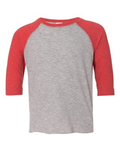 Picture of Rabbit Skins Toddler Baseball Jersey 3/4 Sleeve Tee