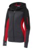 Picture of Sport-Tek Ladies Tech Fleece Colorblock Full-Zip Hooded Jacket