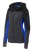 Picture of Sport-Tek Ladies Tech Fleece Colorblock Full-Zip Hooded Jacket