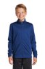 Picture of Sport-Tek Youth Tricot Sleeve Stripe Track Jacket