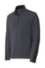 Picture of Sport-Tek Sport-Wick Textured Colorblock 1/4-Zip Pullover