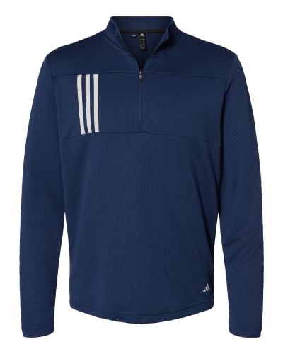 Picture of Adidas 3-Stripes Double Knit Quarter-Zip Pullover