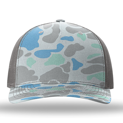 Picture of Richardson Five-Panel Printed Trucker Cap