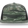 Picture of Richardson Acrylic-Wool Blend Flat Bill Trucker Cap