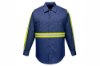 Picture of Portwest Iona Xtra Long Sleeve Button Up Shirt