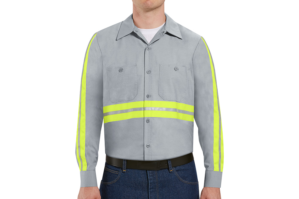 Picture of Red Kap Industrial Enhanced Visibility Long Sleeve Work Shirt