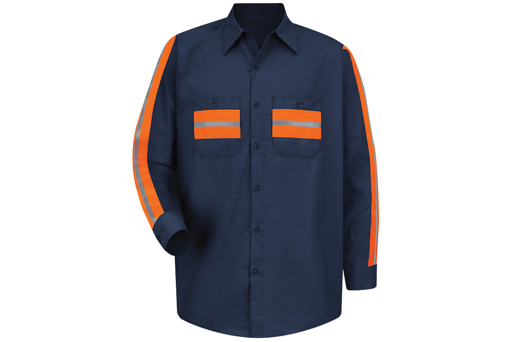 Picture of Red Kap Enhanced Visibility Long Sleeve Work Shirt