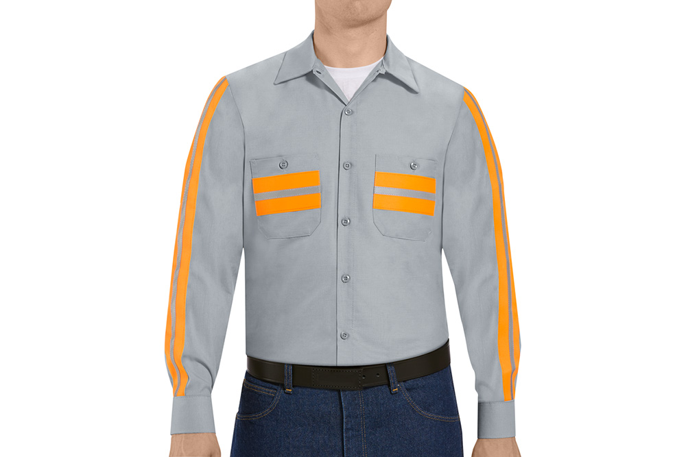 Picture of Red Kap Enhanced Visibility Long Sleeve Work Shirt