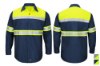 Picture of Red Kap Hi-Visibility Colorblock Ripstop Long Sleeve Work Shirt